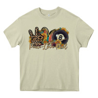 Mossy peace love pool Heavy Core Tee - RacoonDesign