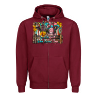 Burgundy just a girl who loves pigs Zipper Hoodie - Artiststas