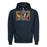 Navy just a girl who loves pigs Zipper Hoodie - Artiststas