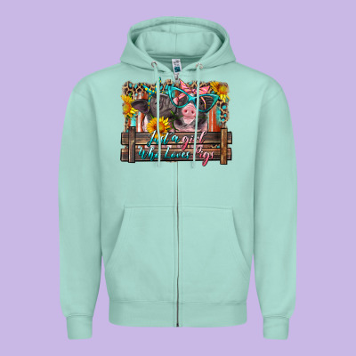 Just A Girl Who Loves Pigs Zipper Hoodie Designed By Artiststas