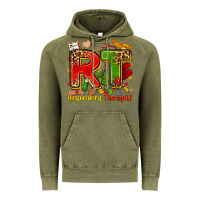 Vintage Olive respiratory therapist juneteenth Vintage Hoodie - Zillion Design Studio
