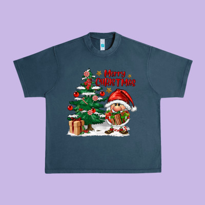 Merry Christmas Gnomes Urban Heavy Tee Designed By Fadigitalartstudio