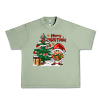 Oil Green merry christmas gnomes Urban Heavy Tee - FaDigitalArtStudio