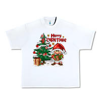 White merry christmas gnomes Urban Heavy Tee - FaDigitalArtStudio