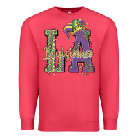 Cardinal louisiana mardi gras Premium Sweatshirt - MaliasSmallBusiness