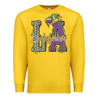 Lemon louisiana mardi gras Premium Sweatshirt - MaliasSmallBusiness