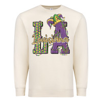 Sandshell louisiana mardi gras Premium Sweatshirt - MaliasSmallBusiness
