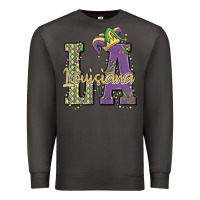 Smoke louisiana mardi gras Premium Sweatshirt - MaliasSmallBusiness