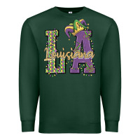 Sports Green louisiana mardi gras Premium Sweatshirt - MaliasSmallBusiness