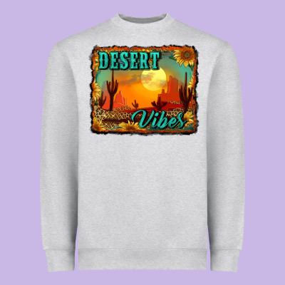 Desert Vibes Background Heavyweight Sweatshirt Designed By Ranaportraitstore