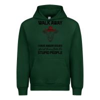 Forest Green trusting people turned me into the heifer i am tod  black Urban Hoodie - Bettercallsaul