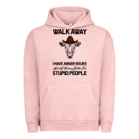 Pigment Salmon trusting people turned me into the heifer i am tod  black Urban Hoodie - Bettercallsaul