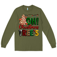 Army Green oh Christmas tree's ado Long Sleeve Tee - AdoDesignShop