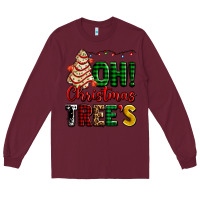 Burgundy oh Christmas tree's ado Long Sleeve Tee - AdoDesignShop