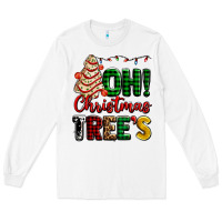 White oh Christmas tree's ado Long Sleeve Tee - AdoDesignShop