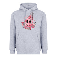 Heather Grey birthday girl Heavyweight Hoodie - MaliasSmallBusiness