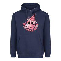 Navy birthday girl Heavyweight Hoodie - MaliasSmallBusiness