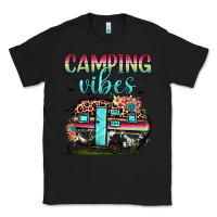 Black camping vibes Classic Tee - JahusDesignShop