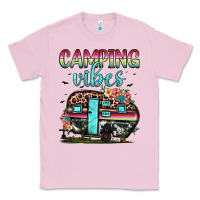 Bubblegum Pink camping vibes Classic Tee - JahusDesignShop