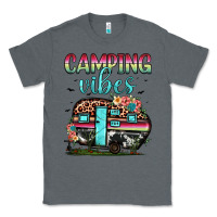 Charcoal Heather camping vibes Classic Tee - JahusDesignShop