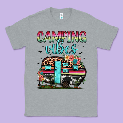 Camping Vibes Classic Tee Designed By Jahusdesignshop