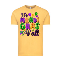 Vintage Mustard it's mardi gras y'all Vintage Tee - FaDigitalArtStudio
