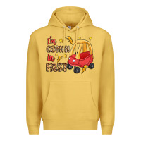 Antique Gold i'm comin in fast Premium Hoodie - LillyAllenDesigns