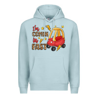 Blue Mist i'm comin in fast Premium Hoodie - LillyAllenDesigns