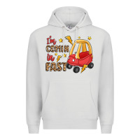 Dove Grey i'm comin in fast Premium Hoodie - LillyAllenDesigns