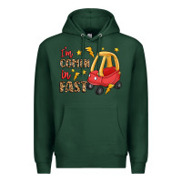 Sports Green i'm comin in fast Premium Hoodie - LillyAllenDesigns