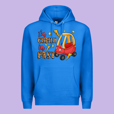 I'm Comin In Fast Premium Hoodie Designed By Lillyallendesigns
