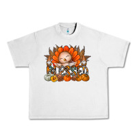 Lunar Rock Thanksgiving Turkey Pumpkin Blessed Urban Heavy Tee - CowhideDigitalArt
