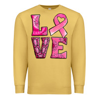 Antique Gold Breast Cancer love Premium Sweatshirt - NancyCooperArtShop