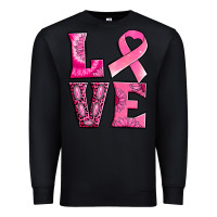 Black Breast Cancer love Premium Sweatshirt - NancyCooperArtShop