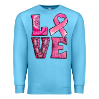 Breast Cancer Love Premium Sweatshirt | Teevron