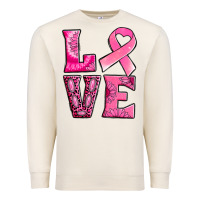 Sandshell Breast Cancer love Premium Sweatshirt - NancyCooperArtShop