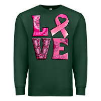 Sports Green Breast Cancer love Premium Sweatshirt - NancyCooperArtShop