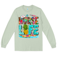 Matcha nurse life summer Long Sleeve Tee - AdoDesignShop