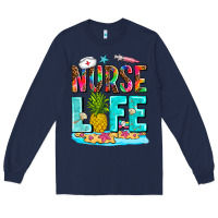 Navy nurse life summer Long Sleeve Tee - AdoDesignShop