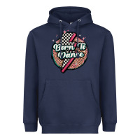 Navy born to dance Heavyweight Hoodie - MaliasSmallBusiness