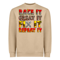 Mushroom race it great it fix it repeat it Heavyweight Sweatshirt - Zillion Design Studio