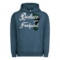 Pigment Midnight Navy Climate Change Reduce Your Carbon Footprint Gift Urban Hoodie - Bettercallsaul