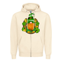Sandshell st patricks day gnomes horseshoe shamrock gold Zipper Hoodie - Artiststas