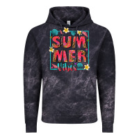 Cloud Black summer  vibes Vintage Hoodie - texasbilliewilder