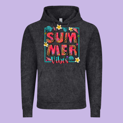 Summer  Vibes Vintage Hoodie Designed By Texasbilliewilder