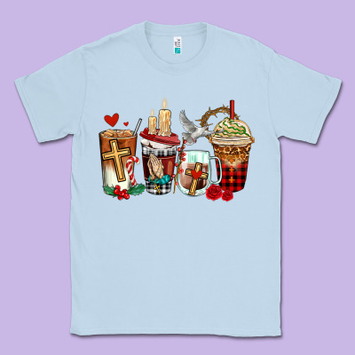 Religious Coffee Cups Classic Tee Designed By Adodesignshop