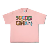 Salmon soccer it's a girl thing Urban Heavy Tee - HRA Design Shop