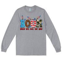 Heather Grey boom bitch get out the way Long Sleeve Tee - AdoDesignShop