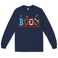 Navy boom bitch get out the way Long Sleeve Tee - AdoDesignShop