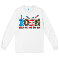 White boom bitch get out the way Long Sleeve Tee - AdoDesignShop